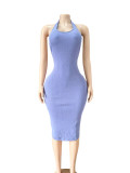 Sleeveless Backless Maxi Dress GFCF-1218
