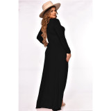 Plus Size Letter Print Long Sleeve Two Piece Pants Set QYXZ-9958