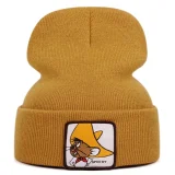 Cartoon Embroidered Warm Knit Hat YWXY-XYFS00007