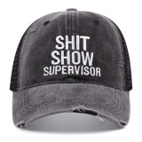 Embroidered Holes Baseball Sunscreen Hat YWXY-XYFS00017