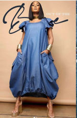 Sleeveless Loose Maxi Dress QYXZ-9134