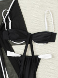 Sexy Beach Bow Swimsuit Three Piece Set GCAY-Y100