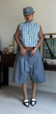 Casual Plaid Loose Wide Leg Pants GXHF-80827