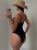 Contast Color Bandage One Piece Swimsuit GCAY-Y111
