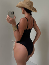 Contast Color Bandage One Piece Swimsuit GCAY-Y111