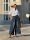 Retro Denim Loose Wide Leg Jeans GYLN-2530