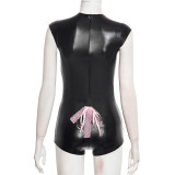 Zipper Tight Bow Boydsuit GDSF-Q25RP457