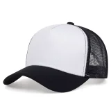 Solid-Color Mesh Patchwork Baseball Cap YWXY-XYFSMZ0117