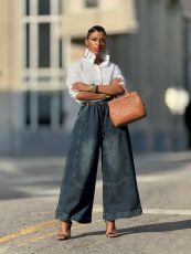 Retro Denim Loose Wide Leg Jeans GYLN-2530