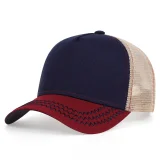Solid-Color Mesh Patchwork Baseball Cap YWXY-XYFSMZ0117