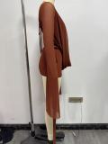 Deep-V Mesh See-Through Vacation Dress GKFY-8845