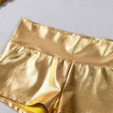 Sexy PU Leather Short GFRT-60401PBZ