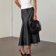 Fashion High Waist PU Leather Long Skirts GPBY-SK746