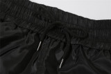 Solid Color Ruched Loose Pants XEF-K22P17901
