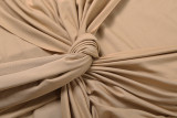 Long Sleeve Solid Color Maxi Dress XEF-K25D78502
