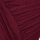 Sleeveless Backless Seven-Tenths Jumpsuit MXBF-J25JP492