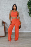 Sexy Solid Color Ruched Wide Leg Jumpsuit GTYZ-7559