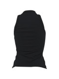 Solid Color Sleeveless Tank Tops ZDF-31702