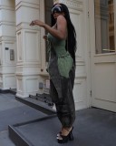 Fashion Denim Loose Wide Leg Jumpsuit WXHY-XHY4071