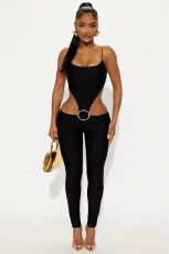 Hollow Out Sling Tight Jumpsuit SHD-9600