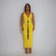 Solid Color Sleeveless Sling Maxi Dress CYA-902006