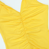 Solid Color Sleeveless Sling Maxi Dress CYA-902006