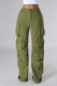 Plus Size Solid Color Multicolor Pockets Pants GHXF-HX0359