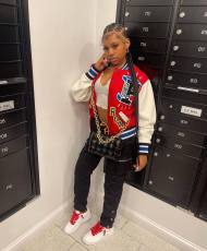 Plus Size Print Color Block Patchwork Jackets GAWE-5598