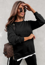 Solid Color Long SleeveTwo Piece Pants Set BS-YZ1423