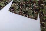 Camouflage Print Long Sleeve Hooded Pants Suit XEF-K25S89591