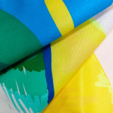 Plus Size Off Shoulder Print Bat Sleeve Mini Dress QHMD-3009