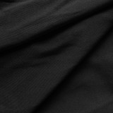 Square Neck Solid Color Split Midi Dress QHMD-3228