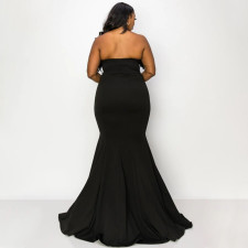 Plus Size Sexy Off-shoulder Slim Elegant Maxi Dress NNWF-7781