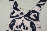 Print Sleeveless Backless Skinny Jumpsuit GJYO-006311