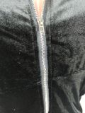 Zipper Hooded Long Sleeve Two Piece Pants Set YD-YM-018-E5