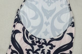 Print Sleeveless Backless Skinny Jumpsuit GJYO-006311