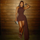 Off Shoulder Solid Color Mini Dress GJYO-303871