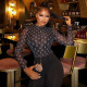 Sexy Long Sleeve Patchwork Jumpsuit GJYO-006297
