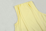 Sleeveless Solid Color Maxi Dress GJYO-303823