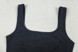 Blackless Hollow Out Tight Sport Jumpsuit GJYO-006302