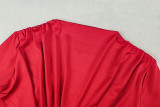 Long Sleeve Ruched Tight Maxi Dress GJYO-303829