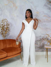 Solid Color Fashion Jumpsuit MXDF-6091