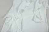 Sexy Backless Solid Color Split Maxi Dress GJYO-303825