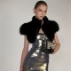 Fuzzy Short Sleeveless Tie-up Top GSZM-C25TP266
