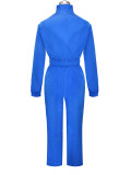 Contrast Color Lines Sport Two Piece Pants Set SH-391427