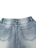 Hot Drill Straight Jeans SH-391414