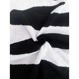 Sripe Sleeveless Tie Up Vest Shorts Suit MDF-5376