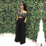 Plus Size Solid Color Loose Wide Leg Pants SH-S2018