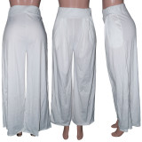 Plus Size Solid Color Loose Wide Leg Pants SH-S2018