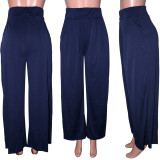 Plus Size Solid Color Loose Wide Leg Pants SH-S2018